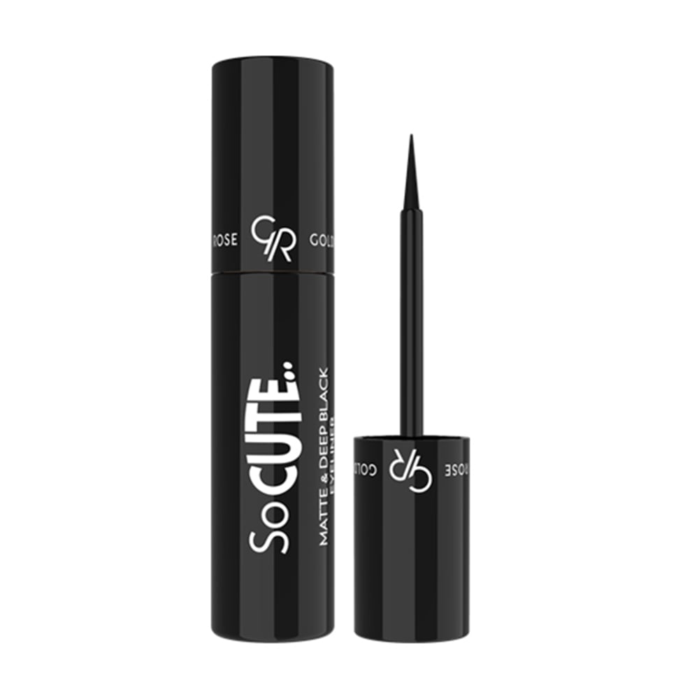 Підводка для очей Golden Rose So Cute Matte &amp; Deep Black Eyeliner, 2.5 мл
